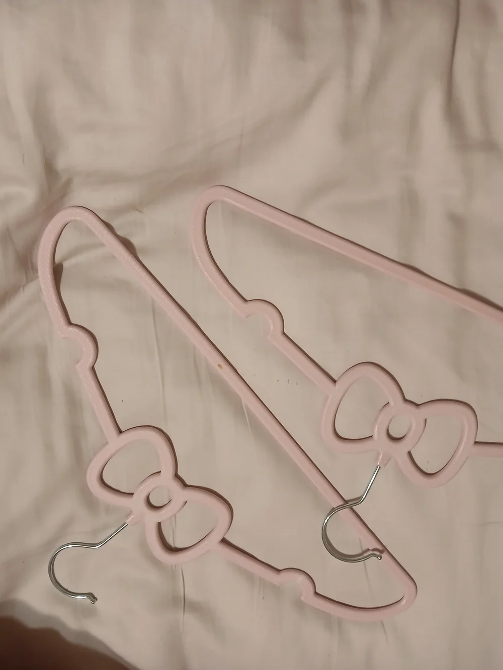 15 Light Pink Hello Kitty Bow Hangers